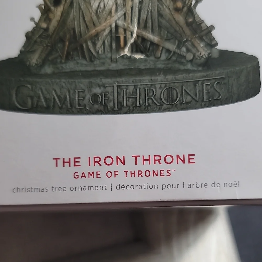 Hallmark Keepsake Game of Thrones Iron Throne Ornament  2022